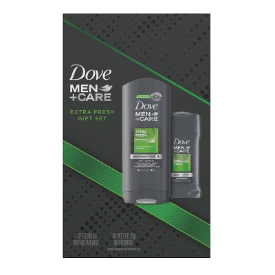 Dove Men+Care Extra Fresh Body & Face Wash + 48-Hour Antiperspirant & Deodorant Gift Pack - 15.7 fl oz/2pk
