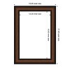 Amanti Art 21"x15" Yale Walnut Framed Magnetic Dry Erase Board - 4 of 4