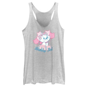 Women's Aristocats Marie Birthday Girl Racerback Tank Top - 1 of 4