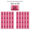 Big Dot of Happiness Finally 21 Girl - Mini Candy Bar Wrapper Stickers - 21st Birthday Party Small Favors - 40 Count - 3 of 4