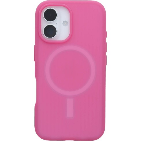 OtterBox Apple iPhone 16 Symmetry Series Soft Touch for MagSafe Case - Foxberry Pink - image 1 of 4