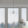 Livex Lighting Metal Shade 1 - Light Chandelier in  Brushed Aluminum - 4 of 4