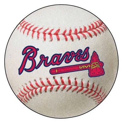 MLB Atlanta Braves 27"x27" Tomahawk Logo Baseball Rug