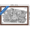 Trends International Netflix Stranger Things: Season 5 (2025) - Hawkins Map Framed Wall Poster Prints - 3 of 4