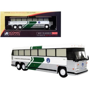 MCI MC-12 Coach Classic Bus "U.S. Immigration & Naturalization Service" 1/87 Diecast Model by Iconic Replicas - 1 of 4