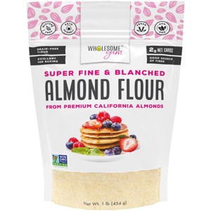 Wholesome Yum Premium Fine Blanched Almond Flour For Baking & More (16 oz / 1 lb) - 1 of 4