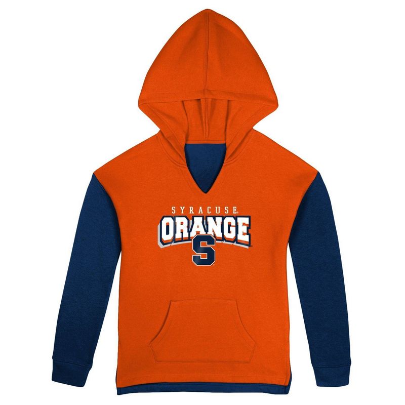 NCAA Syracuse Orange Girls&#39; Hooded Sweatshirt, 2 of 4