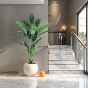 7FT Artificial Bird of Paradise Tree - Fake Tree with 20 Trunks  for Indoor/Outdoor Decor, Faux Plants for Home Office - 1 of 4
