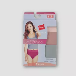 Hanes Premium Women's Smoothing Seamless 3pk High Cut Briefs - Colors May Vary