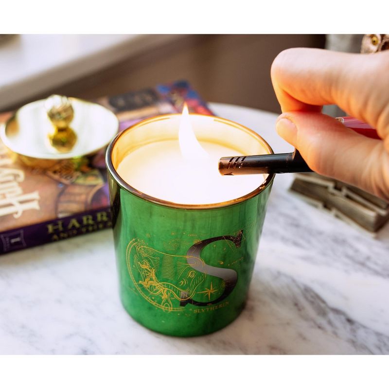Ukonic Harry Potter House Slytherin Premium Scented Soy Wax Candle, 4 of 7