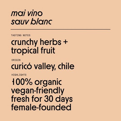 Mai Vino Sauvigno Blanc - 1.5L Pouch