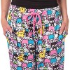 Seven Times Six Hello Kitty And Friends Women's Chibi Character AOP Lounge Pajama Pants Multicoloured - image 3 of 4