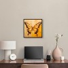 Art Remedy Golden Ochre Butterfly Elegant Butterfly Wall Art Framed - 2 of 4