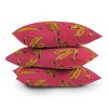 Deny Designs 18"x18" Oris Eddu Banana Lush Square Throw Pillow: Abstract Design, Machine Washable, Zippered - image 3 of 4