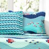 Twin Sealife Daybed Kids' Cover Set Blue - Lush Décor - 2 of 4