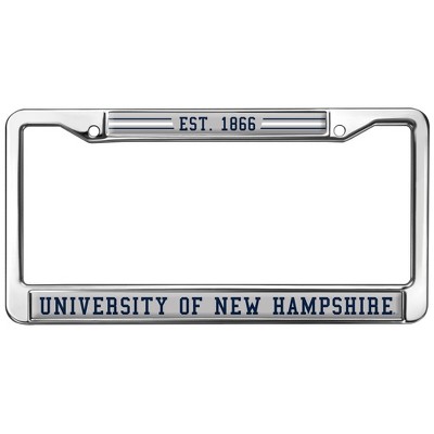 University of New Hampshire School Logo Full Size Standard License Plate Metal Frame