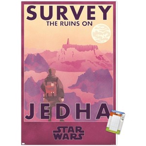 Trends International Star Wars: Jedha - Survey The Ruins on Jedha Unframed Wall Poster Prints - 1 of 4