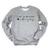 Simply Sage Market Life Is Better With My Boys Heart Sweatshirt - 3 of 4