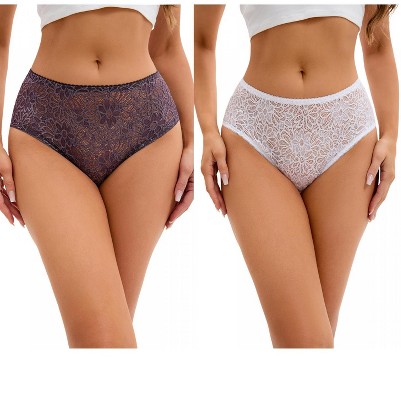 1 white 1 dark purple