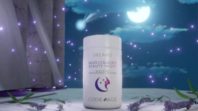 Codeage Multi Collagen Peptides Beauty Night, Hydrolyzed Collagen Protein + Melatonin Supplement - 150ct, 2 of 12, play video