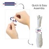 Big Dot of Happiness Stars & Stripes - Patriotic Party Paper Napkin Holder - Napkin Rings - Set of 24 - 4 of 4