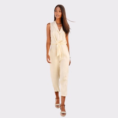 Women's Front Knot Jumpsuit - LASCANA