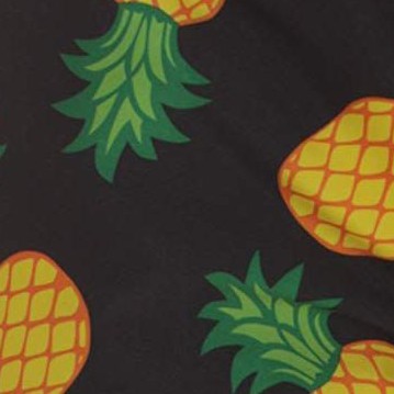 black - pineapples