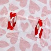 Girls' 2pk Adaptive Short Sleeve Valentine's Day Dress - Cat & Jack™ Pink/Red - 4 of 4