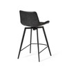 Maven Lane Victor Counter Stool with Faux Leather 26" - 3 of 4