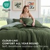 5/7 Pcs Soft Bedding Set All Season Boho Bed in a Bag Contrasting Design - 3 of 4