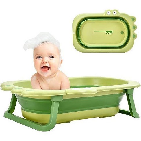 Tranquil Beauty Collapsible Baby Bath Tub green Target