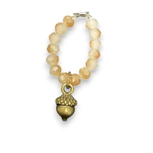 Michelle Marie Boutique's  Crystal Stretch Ring with Assorted Pewter Charms - 1 of 4