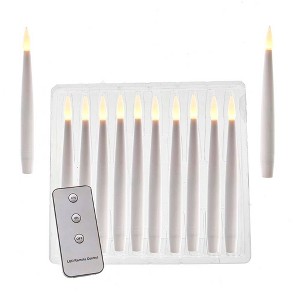 Kurt Adler Battery-Operated 6 Inch Floating Candles with String 10-Piece Ornament Set - 1 of 4