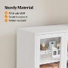 Karl Home 2-Drawer White MDF (Medium-Density Fiberboard) 29.53in. W File Cabinets - 3 of 4