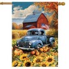 Briarwood Lane House Flag 40x28 For Outdoor American Fall Farm For Fall House Flag - 2 of 4