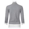 Women’s 3/4 Sleeve Cropped Cardigan Sweaters Open Front Knit Short Bolero Shrugs - 4 of 4