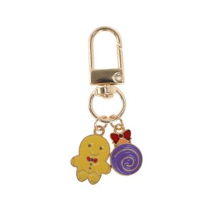 Unique Bargains Christmas Keychain Lobster Clasp Zinc Alloy 2.17" 1 Pc - 1 of 4