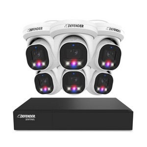 AI POWERED Sentinel Pro Turret 4K Wired 8CH NVR PoE, 6 Metal Cameras - 1 of 4