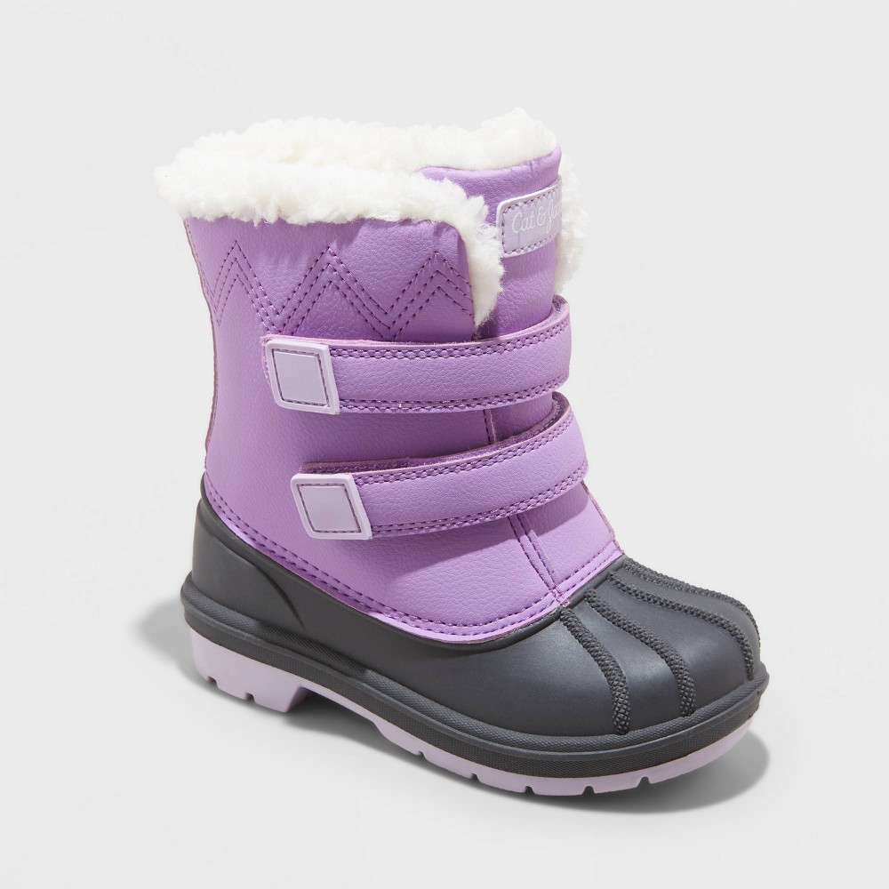 Toddler Denver Winter Boots - Cat & Jack Purple 12