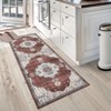 Vintage Oriental Distressed Rug Machine Washable Rug Non Slip Rug - 2 of 4