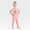 Toddler Girls' Nintendo Princess Peach Romper - Pink - 3 of 3