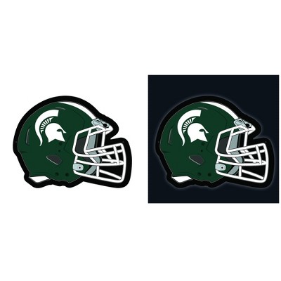 Evergreen Ultra-Thin Edgelight LED Wall Decor, Helmet, Michigan State University- 19.5 x 15 Inches Made In USA