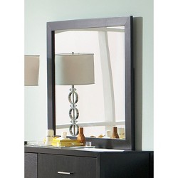 Kima Wood Dresser Mirror Black Baxton Studio Target