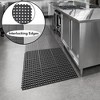 GRIDMANN Commercial Restaurant Floor Mats, Anti-Fatigue, Non-Slip and Grease Resistant Rubber Kitchen Drainage Mats, Black - 4 of 4