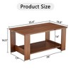 CAVINAS Rectangular Coffee Tables for Living Room, A Modern and Practical Coffee Table, the Double Layered Coffee Table, MDF material - 2 of 4