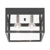 Livex Lighting Nyack 4 - Light Flush Mount in  Scandinavian Gray - 3 of 4