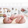 Sweet Jojo Designs Boy BreathableBaby Breathable Mesh Crib Liner Construction Truck Red Blue White - 3 of 4