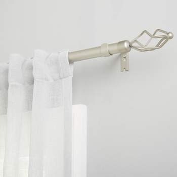 Exclusive Home Lancelot 1" Curtain Rod and Finial Set