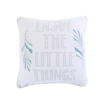 Spa Pintuck Enjoy the Little Things Decorative Pillow - Levtex Home