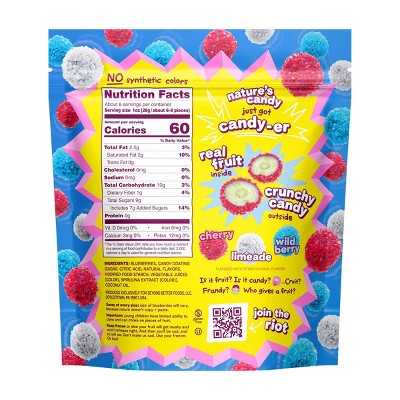 Fruit Riot Crunchy Candy Blueberries - 8oz